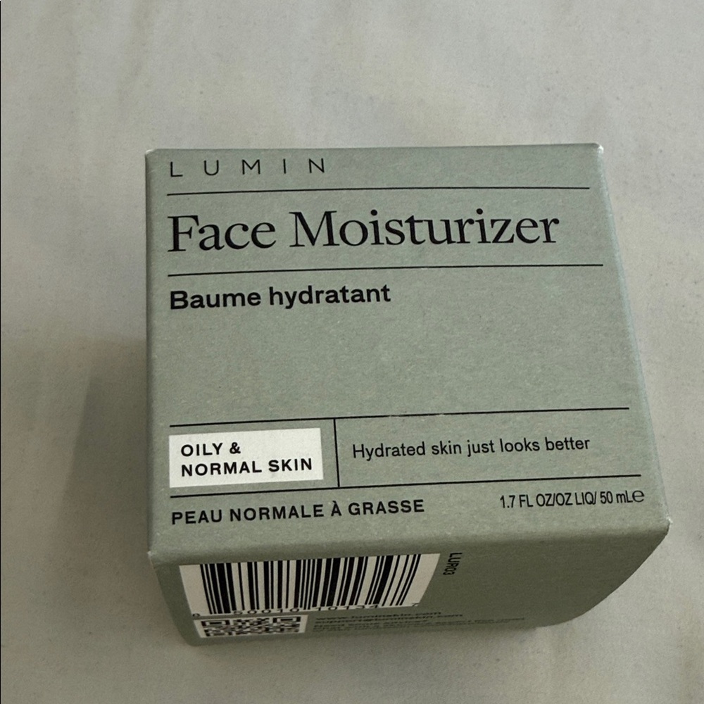 Lumin face moisturizer, brand new